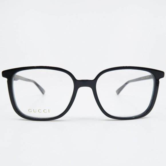 Gucci GG0260O 001 53mm Black New Unisex Square Eyeglasses Frames.